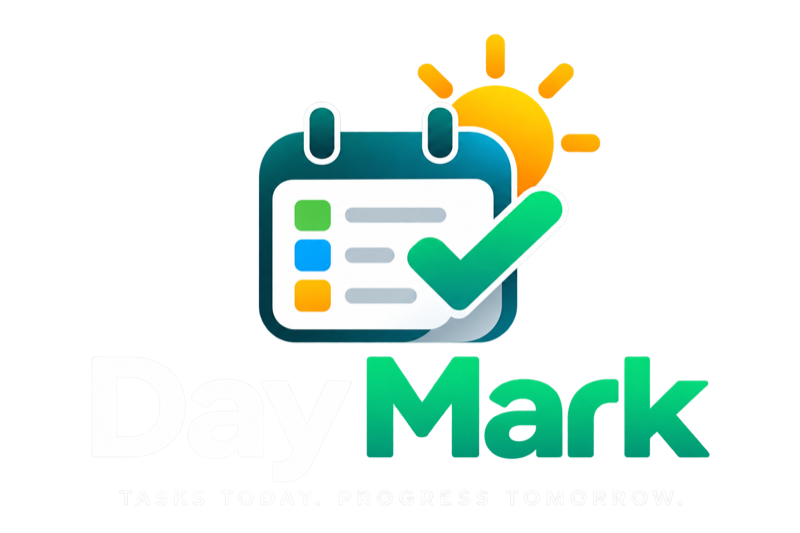 Day Mark — Tasks today. Progress tomorrow.